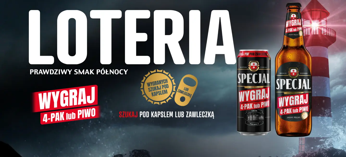 Loteria Specjal. Graj o milion piw. Szukaj pok kapslem lub zawleczką