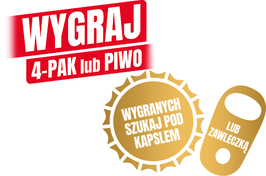 Wygraj czteropak lub piwo. Wygranych szukaj pod kapslem lub zawleczką